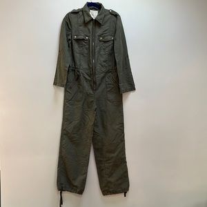 Free People Olive Green Jumpsuit